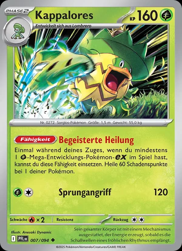 Kappalores card in German