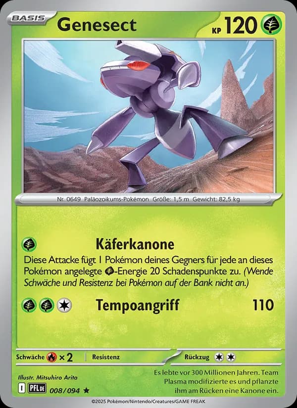Genesect card in German