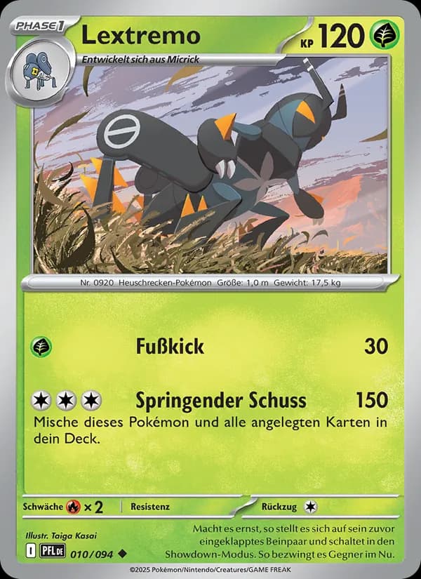 Lextremo card in German