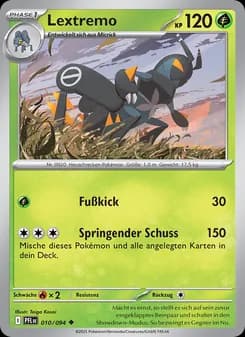Lextremo card in German
