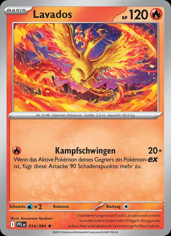 Lavados card in German