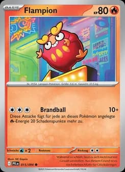 Flampion card in German
