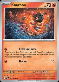 Knarbon card in German