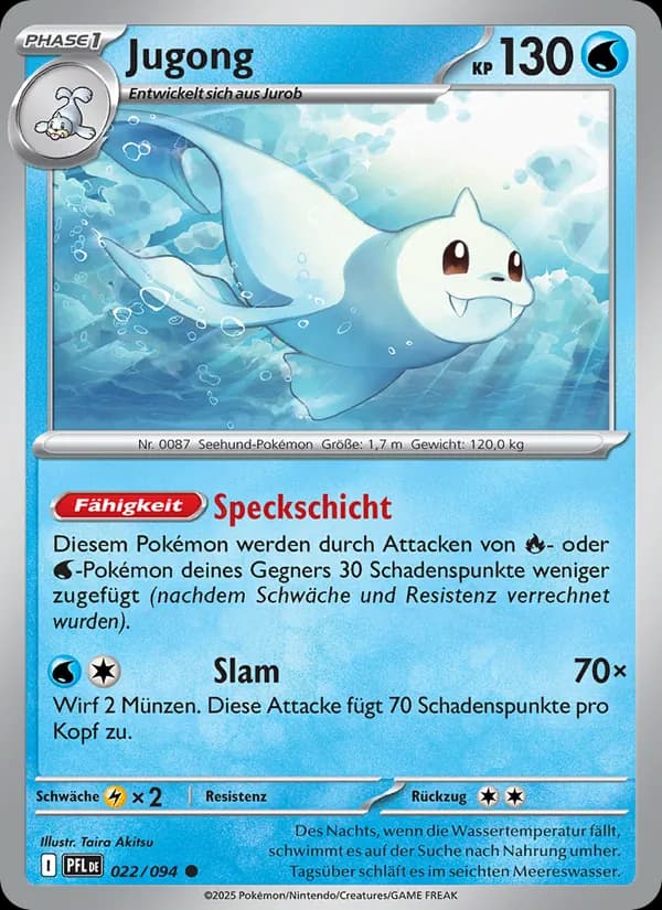 Jugong card in German