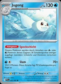 Jugong card in German