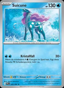 Suicune card in German