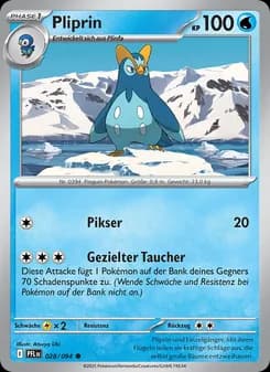 Pliprin card in German