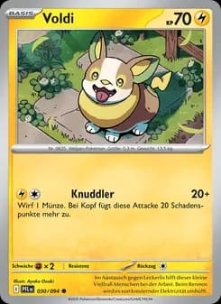 Voldi card in German