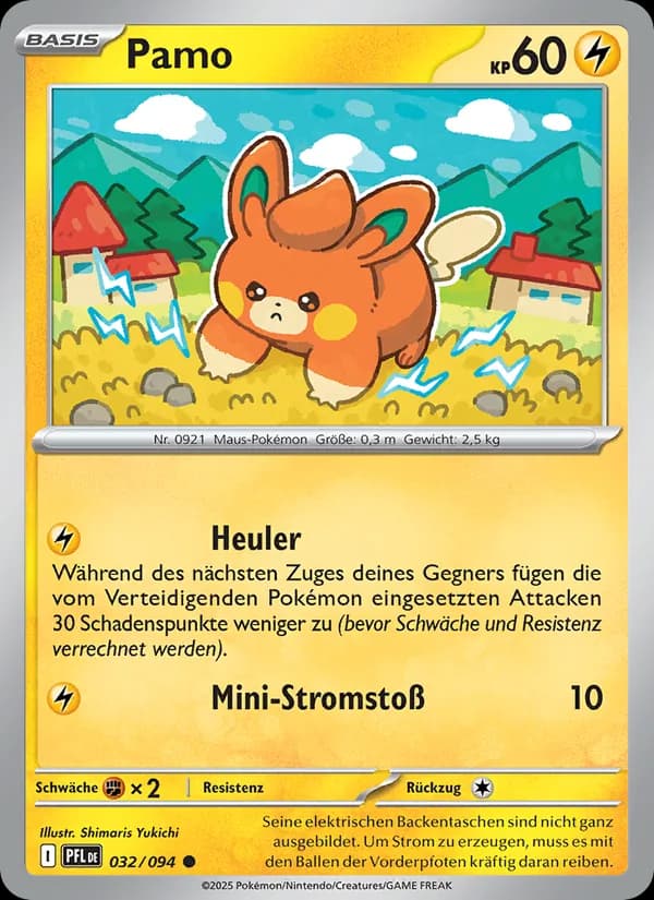 Pamo card in German