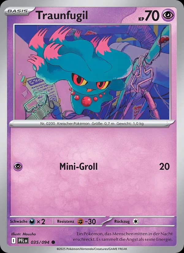 Traunfugil card in German