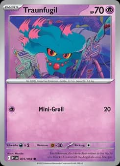 Traunfugil card in German