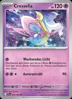 Cresselia card in German