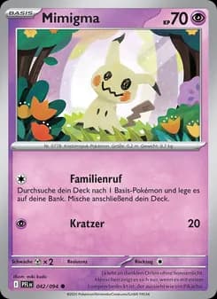Mimigma card in German