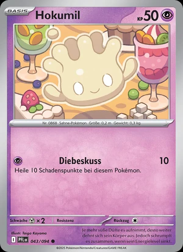 Hokumil card in German