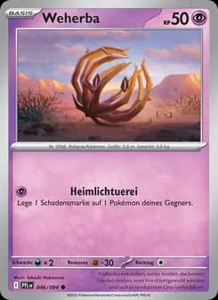 Weherba card in German