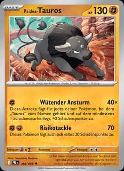 Paldea-Tauros card in German