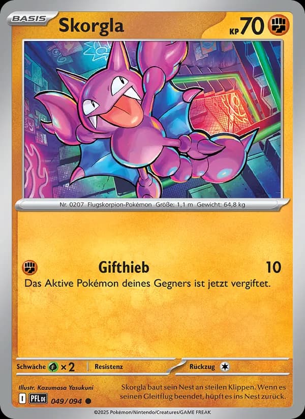 Skorgla card in German
