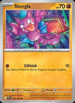 Skorgla card in German