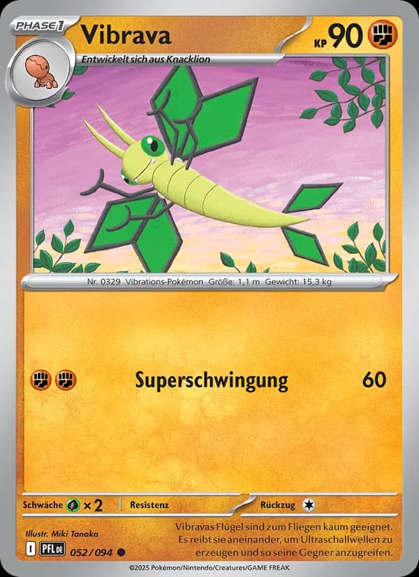Vibrava card in German