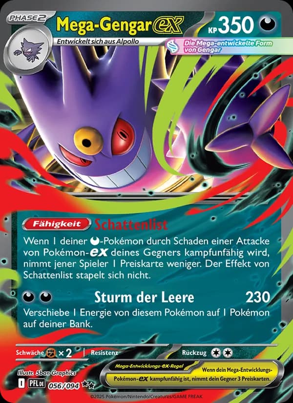 Mega-Gengar-ex card in German
