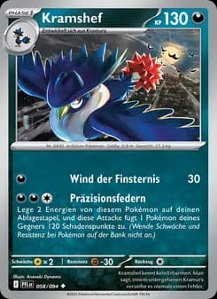 Kramshef card in German