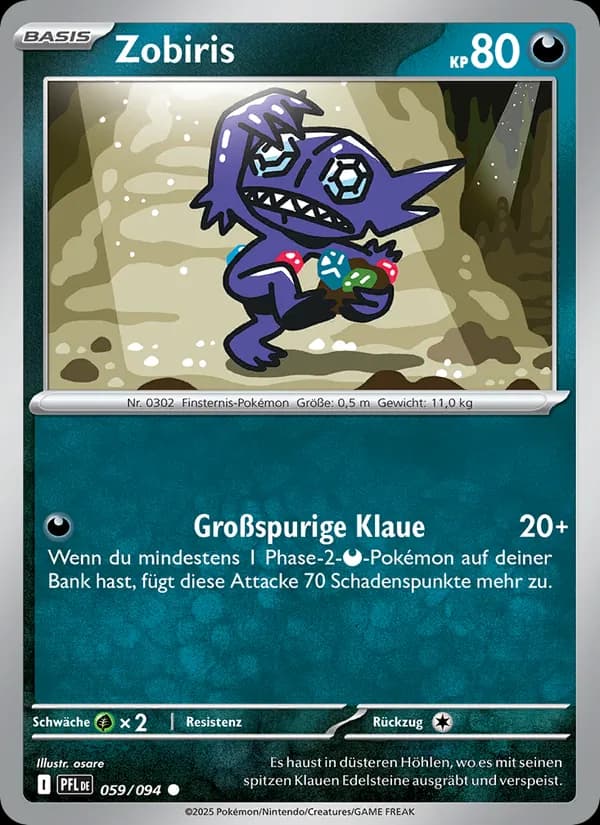 Zobiris card in German