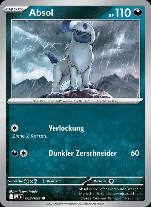 Absol card in German
