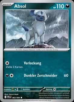 Absol card in German