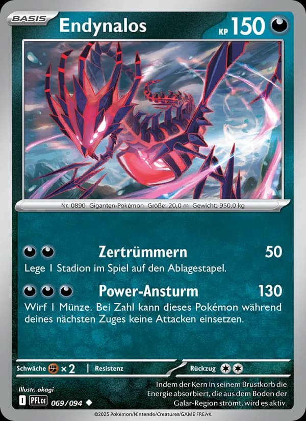Endynalos card in German