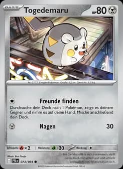 Togedemaru card in German
