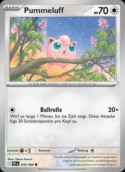 Pummeluff card in German