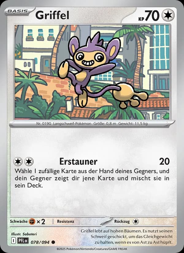 Griffel card in German