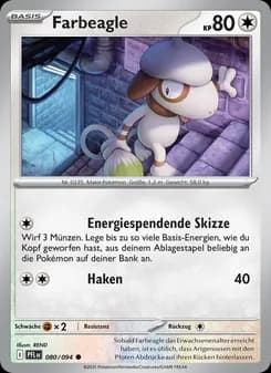 Farbeagle card in German