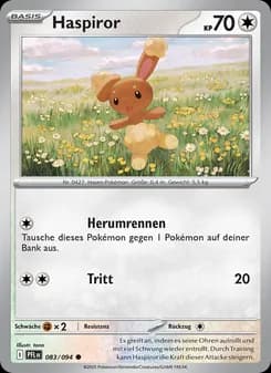 Haspiror card in German