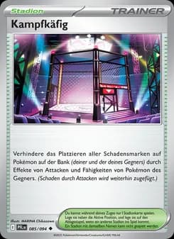 Kampfkäfig card in German