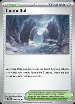 Taumeltal card in German