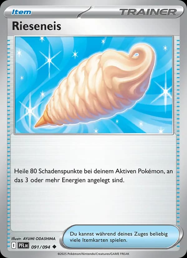 Rieseneis card in German