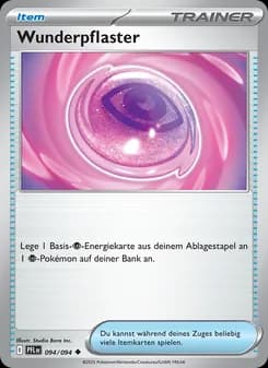 Wunderpflaster card in German
