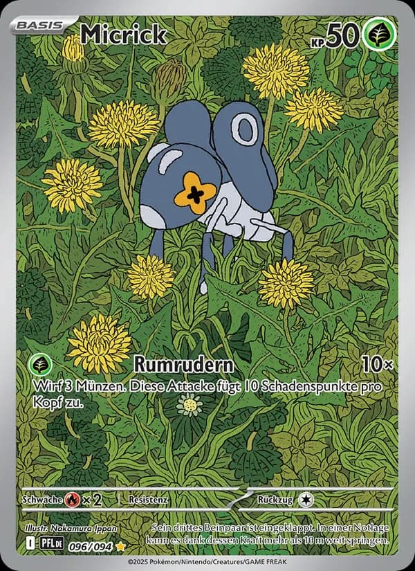 Micrick card in German