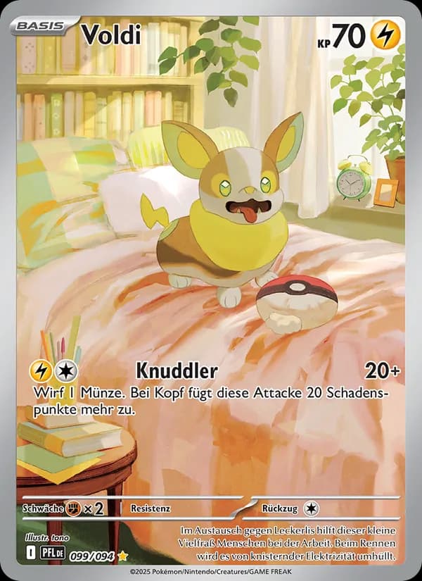 Voldi card in German