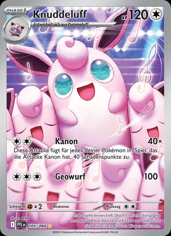 Knuddeluff card in German