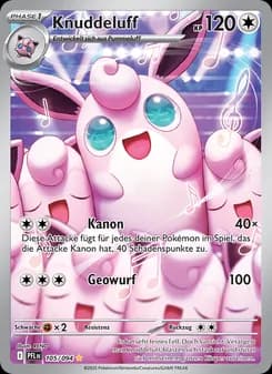 Knuddeluff card in German