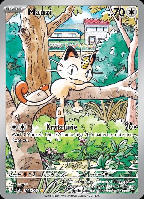 Mauzi card in German