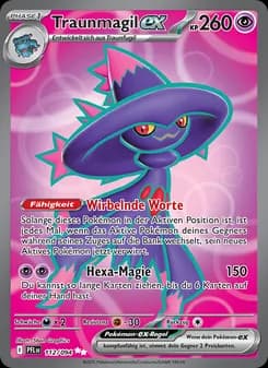 Traunmagil-ex card in German