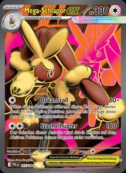 Mega-Schlapor-ex card in German