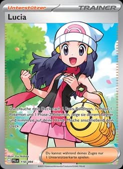 Lucia card in German