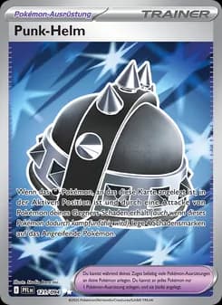 Punk-Helm card in German