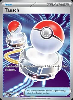 Tausch card in German