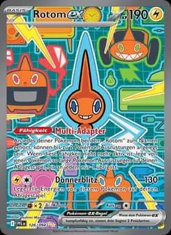 Rotom-ex card in German
