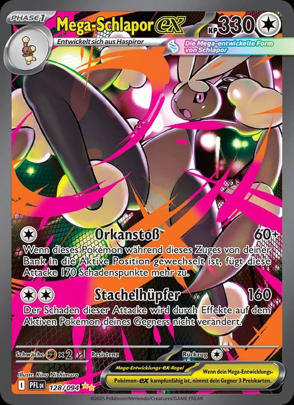 Mega-Schlapor-ex card in German